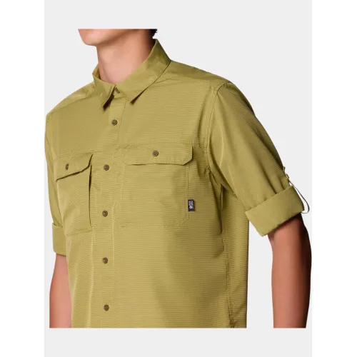 Mountain Hardwear Canyon Long Sleeve Shirt Férfi Ing 331-Grove Green