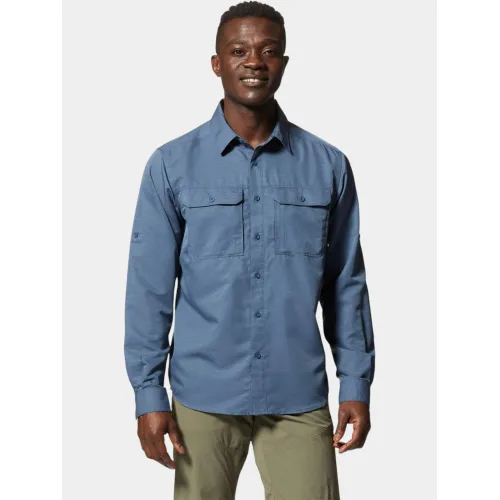 Mountain Hardwear Canyon Long Sleeve Shirt Férfi Ing 492-Zinc