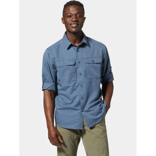 Mountain Hardwear Canyon Long Sleeve Shirt Férfi Ing 492-Zinc