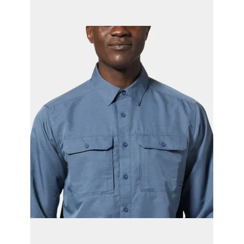 Mountain Hardwear Canyon Long Sleeve Shirt Férfi Ing 492-Zinc