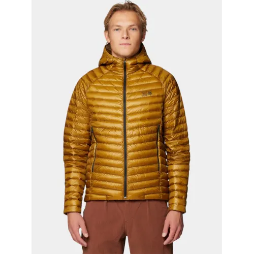 Mountain Hardwear Ghost Whisperer Hoody Férfi Utcai Kabát 255-Olive Gold