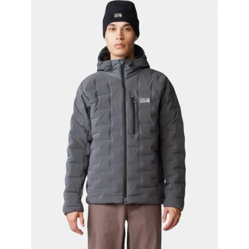 Mountain Hardwear Stretchdown Hoody Férfi Utcai Kabát 007-Volcanic Heather