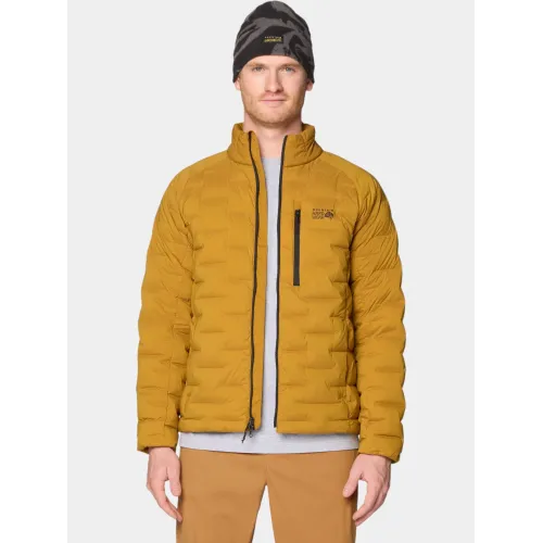 Mountain Hardwear StretchDown Jacket Férfi Utcai Kabát 255-Olive Gold
