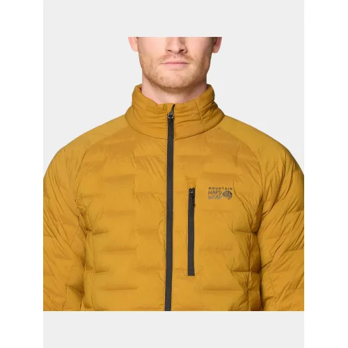 Mountain Hardwear StretchDown Jacket Férfi Utcai Kabát 255-Olive Gold