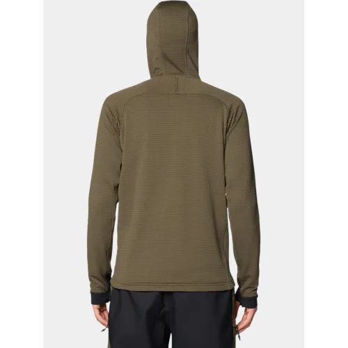 Mountain Hardwear Polartec Power Grid Full Zip Hoody Férfi Polár, Softshell, Középréteg 204-Ridgeline Heather