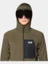 Mountain Hardwear Polartec Power Grid Full Zip Hoody Férfi Polár, Softshell, Középréteg 204-Ridgeline Heather