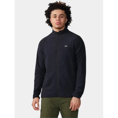 Mountain Hardwear Microchill Full Zip Jacket Férfi Polár, Softshell, Középréteg 010-Black