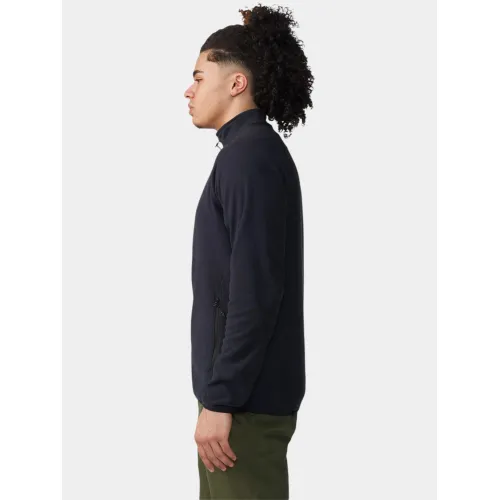 Mountain Hardwear Microchill Full Zip Jacket Férfi Polár, Softshell, Középréteg 010-Black