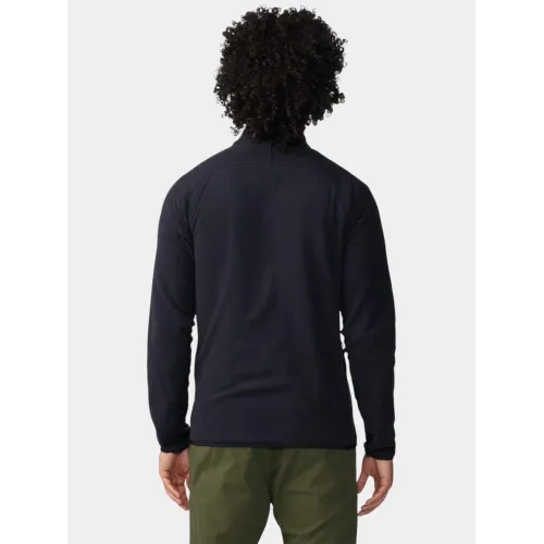 Mountain Hardwear Microchill Full Zip Jacket Férfi Polár, Softshell, Középréteg 010-Black