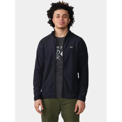Mountain Hardwear Microchill Full Zip Jacket Férfi Polár, Softshell, Középréteg 010-Black
