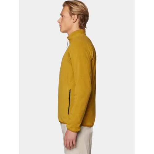Mountain Hardwear Microchill Full Zip Jacket Férfi Polár, Softshell, Középréteg 255-Olive Gold