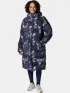 Columbia Boundless Days Print Long Down Jacket Női Utcai Kabát 464-Collegiate Navy