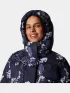 Columbia Boundless Days Print Long Down Jacket Női Utcai Kabát 464-Collegiate Navy