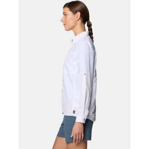 Mountain Hardwear Canyon Long Sleeve Női Ing, Blúz 100-White