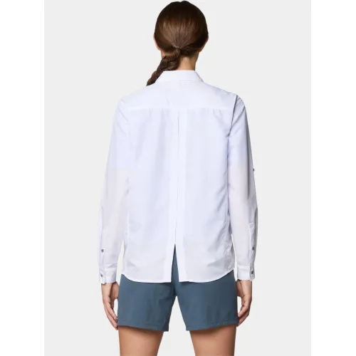 Mountain Hardwear Canyon Long Sleeve Női Ing, Blúz 100-White
