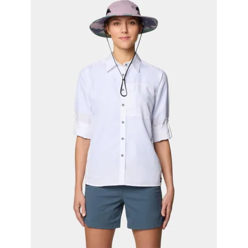 Mountain Hardwear Canyon Long Sleeve Női Ing, Blúz 100-White
