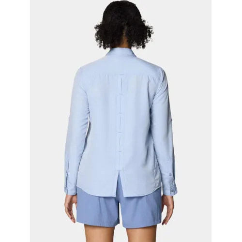 Mountain Hardwear Canyon Long Sleeve Női Ing, Blúz 448-Best Coast Blue