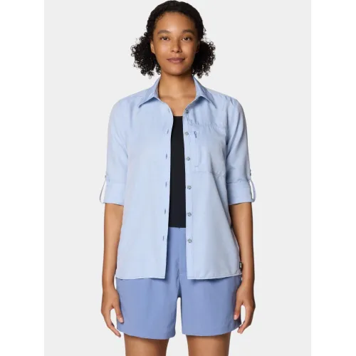 Mountain Hardwear Canyon Long Sleeve Női Ing, Blúz 448-Best Coast Blue