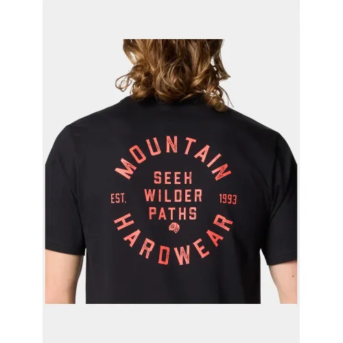 Mountain Hardwear MHW Circle Short Sleeve Mountain Hardwear MHW Circle Short Sleeve Férfi Póló 010-Black