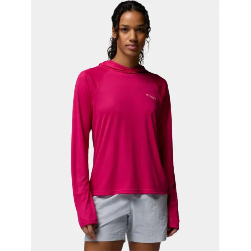 Columbia Tidal Tee II Hoodie Női Fitness felső 656-Guava Pink