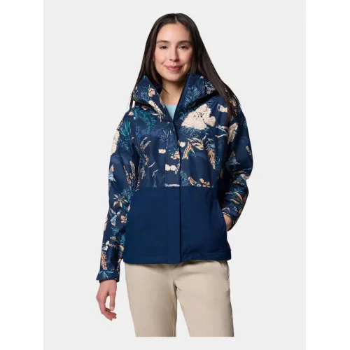 Columbia Hikebound Printed Jacket Női Utcai Kabát 464-Collegiate Navy