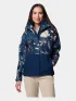 Columbia Hikebound Printed Jacket Női Utcai Kabát 464-Collegiate Navy