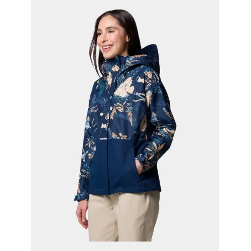 Columbia Hikebound Printed Jacket Női Utcai Kabát 464-Collegiate Navy