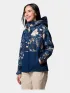 Columbia Hikebound Printed Jacket Női Utcai Kabát 464-Collegiate Navy