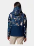 Columbia Hikebound Printed Jacket Női Utcai Kabát 464-Collegiate Navy