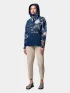 Columbia Hikebound Printed Jacket Női Utcai Kabát 464-Collegiate Navy