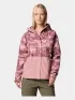Columbia Hikebound Printed Jacket Női Utcai Kabát 659-Eraser Pink