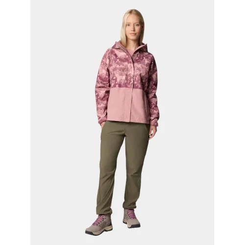 Columbia Hikebound Printed Jacket Női Utcai Kabát 659-Eraser Pink