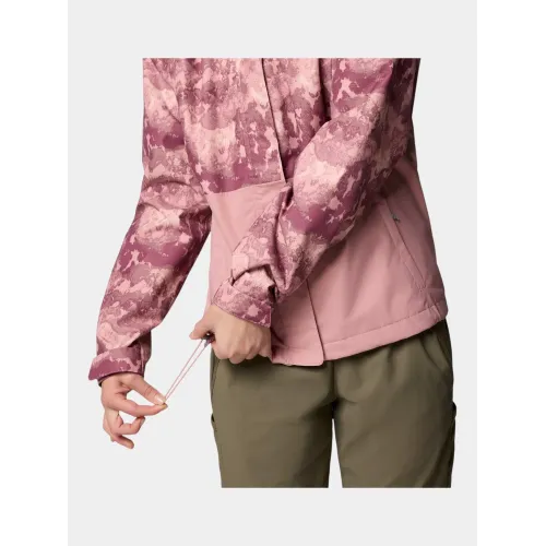Columbia Hikebound Printed Jacket Női Utcai Kabát 659-Eraser Pink