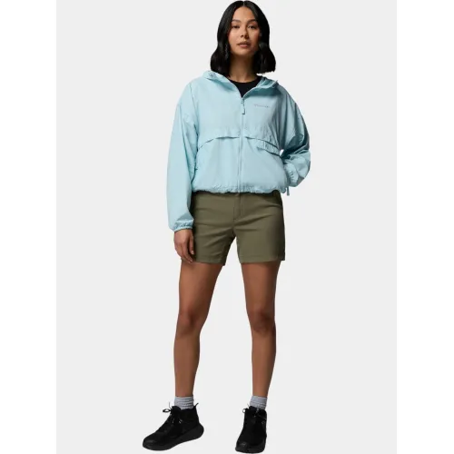 Columbia Spire Valley Cropped Windbreaker Női Utcai Kabát 482-Marine Light