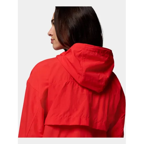 Columbia Spire Valley Cropped Windbreaker Női Utcai Kabát 606-Poppy Red