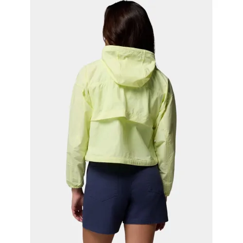 Columbia Spire Valley Cropped Windbreaker Női Utcai Kabát 775-Citron Haze