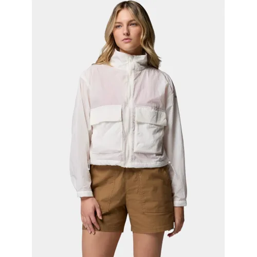 Columbia Paracutie Cropped Cargo Windbreaker Női Utcai Kabát 125-Sea Salt