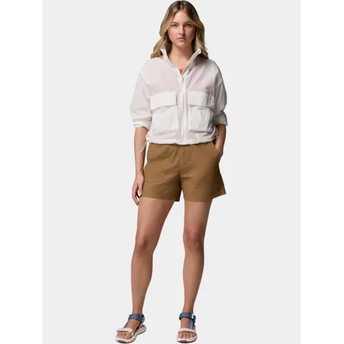 Columbia Paracutie Cropped Cargo Windbreaker Női Utcai Kabát 125-Sea Salt