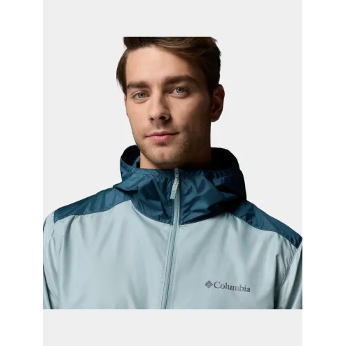 Columbia Discovery Loop Windbreaker Férfi Esőkabát 461-Crushed Blue