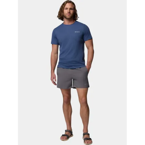 Columbia Zero Rules Light Short Sleeve Crew Férfi Póló 479-Dark Mountain