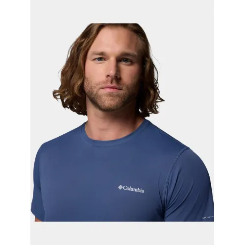 Columbia Zero Rules Light Short Sleeve Crew Férfi Póló 479-Dark Mountain