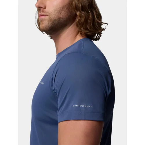 Columbia Zero Rules Light Short Sleeve Crew Férfi Póló 479-Dark Mountain