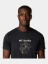 Columbia Zero Rules Light Short Sleeve Graphic Crew Férfi Póló 011-Black