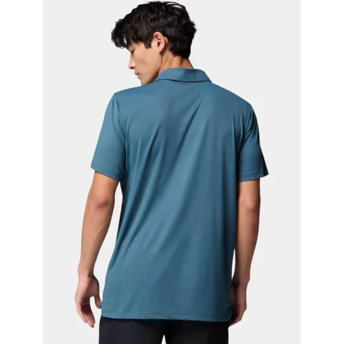 Columbia Tech Trail Utility Polo Férfi Galléros póló 429-Everblue