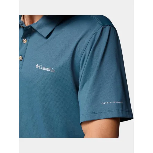 Columbia Tech Trail Utility Polo Férfi Galléros póló 429-Everblue