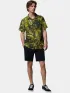 Columbia Tech Trail Utility Printed Woven Short Sleeve Férfi Ing 764-Antique Moss
