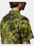 Columbia Tech Trail Utility Printed Woven Short Sleeve Férfi Ing 764-Antique Moss