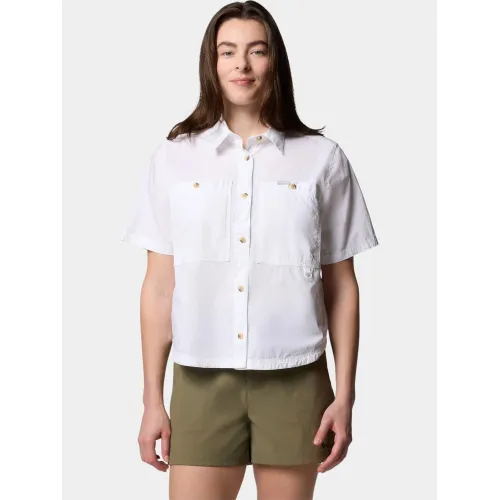 Columbia Brea Falls Woven Short Sleeve Shirt Női Ing, Blúz 100-White