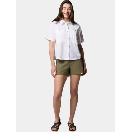 Columbia Brea Falls Woven Short Sleeve Shirt Női Ing, Blúz 100-White