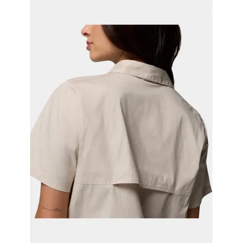 Columbia Brea Falls Woven Short Sleeve Shirt Női Ing, Blúz 278-Dark Stone